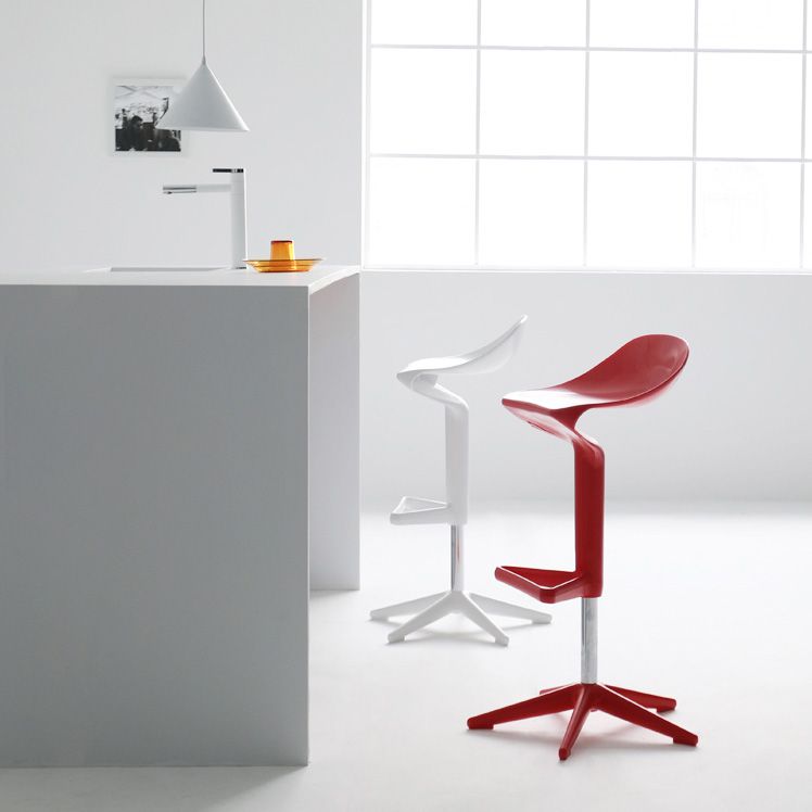 Industrial Bar-stool Adjustable Leather Counter Bar Stool with Metal Legs Clearhalo 'Bar Furniture' 'Bar Stools' 'bar_stools' 'furn' 'furn_bar_stools' 'Furniture' 'furniture_bar_stools' 'Kitchen & Dining Furniture' 1200x1200_08155aa8-0022-4e16-a723-9901a2dd5793