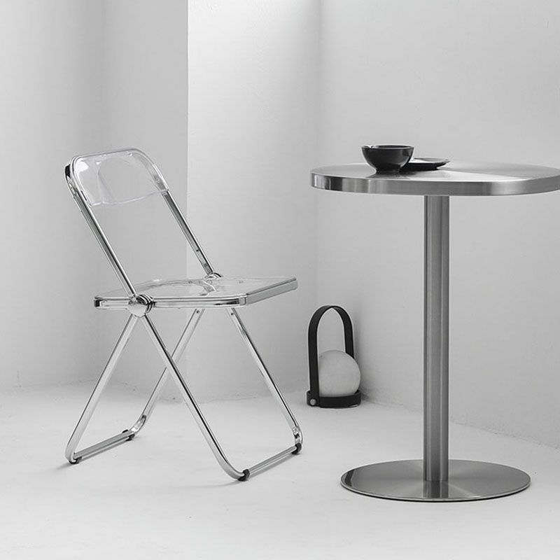 Industrial Style Plastic Dining Armless Chair Open Back Dining Side Chairs Clearhalo ' kitchen&dining_furn' 'Dining Chairs' 'Dining Tables & Seating' 'dining_chair' 'furn' 'furn_dining_chair' 'Furniture' 'furniture_dining_chair' 'Kitchen & Dining Furniture' 'kitchen' 1200x1200_08164966-8722-4b1f-989c-cde026b6ced9