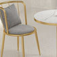1/3 Pcs Metal Glam Dining Room Set with Round Table and Pedestal Base Dining Set Clearhalo 'Dining Room Sets' 'Dining Tables & Seating' 'dining_room_set' 'furn' 'furn_dining_room_set' 'Furniture' 'furniture_dining_room_set' 'Kitchen & Dining Furniture' 'kitchen&dining_furn' 'kitchen' 1200x1200_08178a8c-c6a8-4286-882a-563687262fc7