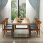 Metal Industrial Dining Table Pine Wood Top Table for Kitchen and Dining Room Clearhalo ' dining_table' 'Dining Tables & Seating' 'Dining Tables' 'furn' 'furn_dining_table' 'Furniture' 'furniture_dining_table' 'Kitchen & Dining Furniture' 'kitchen&dining_furn' 'kitchen' 'kitchen_dining_table' 1200x1200_0818ea7f-bcbe-4074-a229-36c5539abbae