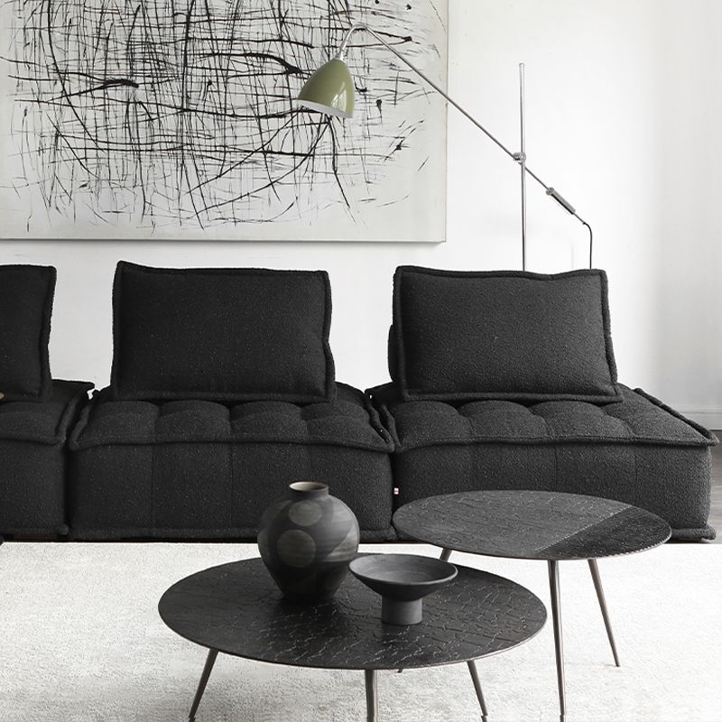 ボルスター枕を備えたモダンなソファボーナスルーム用アームレスセッピー