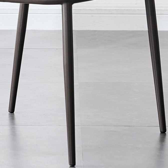 Moderne stijl stoelen armloze stoel voor keuken met metalen benen