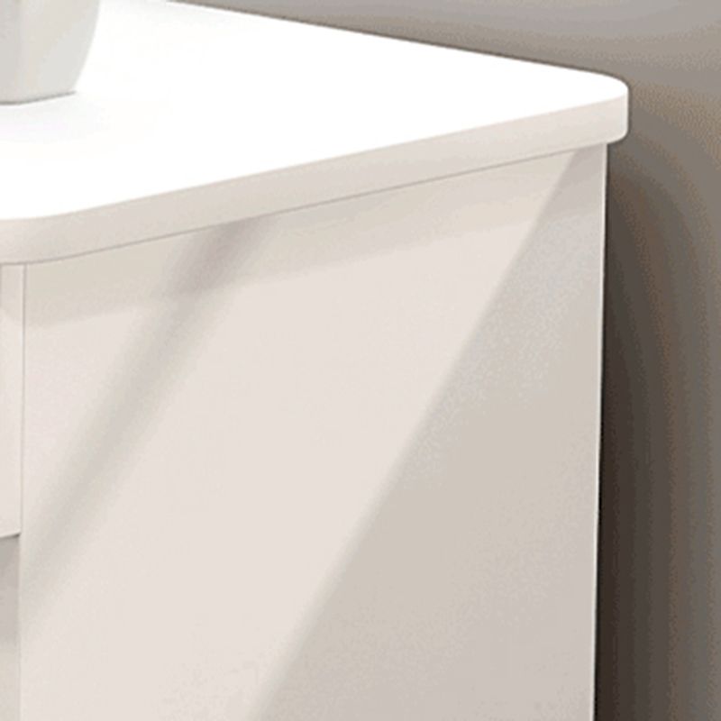 Escritorio de escritura para el hogar de madera de ingeniería 1 cajón de cajones escritorio de oficina rectangular con estantería