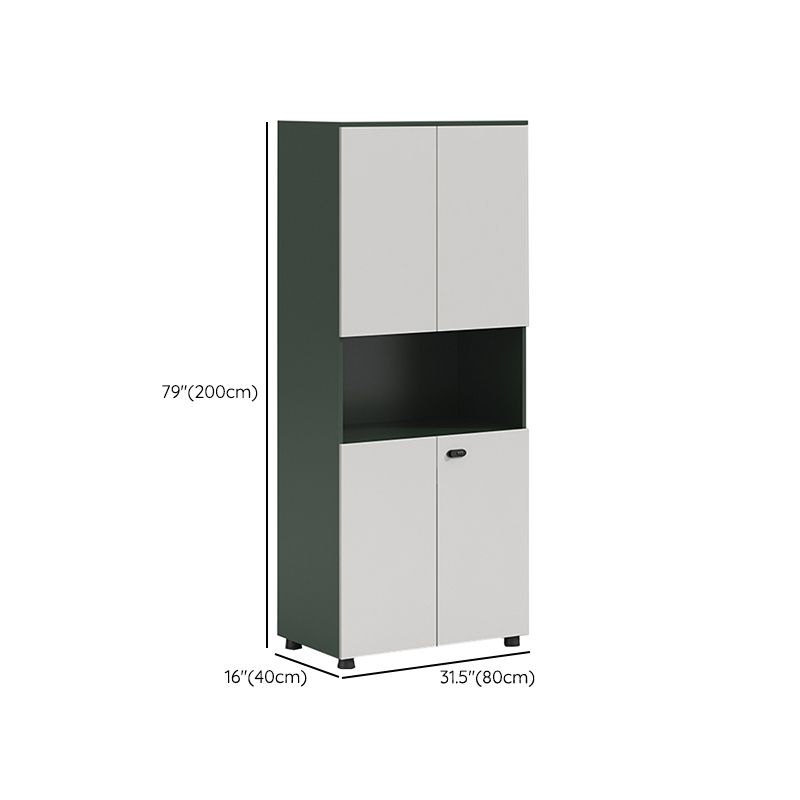 Nordic Style File Cabinets Solid Wood White Horizontal File Cabinet Office Clearhalo 'Filing Cabinets' 'filling_cabinets' 'furn' 'furn_filling_cabinets' 'Furniture' 'Office Furniture' 1200x1200_081f6020-9d50-4541-b7b2-f3747ef8fa5e