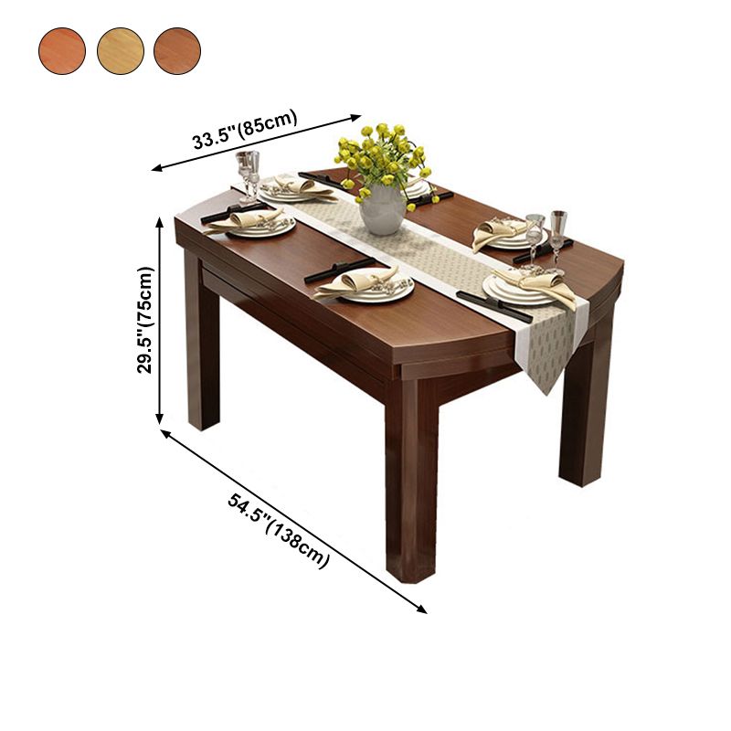 Contemporary Solid Wood Extendable Table Round Standard Dining Table for Kitchen Clearhalo ' dining_table' 'Dining Tables & Seating' 'Dining Tables' 'furn' 'furn_dining_table' 'Furniture' 'furniture_dining_table' 'Kitchen & Dining Furniture' 'kitchen&dining_furn' 'kitchen' 'kitchen_dining_table' 1200x1200_082039ff-29cd-4d39-bf2a-4771e91a7dba