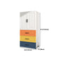 Contemporary Style Wardrobe Plastic Bedroom Wardrobe Closet With Drawer
