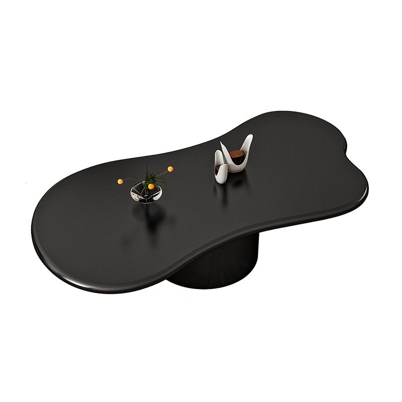 Scandinavian Free Form Coffee Table with Pedestal Base in Solid Wood Clearhalo 'Coffee & Accent Tables' 'Coffee Tables' 'coffee_tables' 'furn' 'furn_coffee_tables' 'Furniture' 'Living Room Furniture' 1200x1200_08218348-938b-4518-93ac-0a83ea1cc7f1