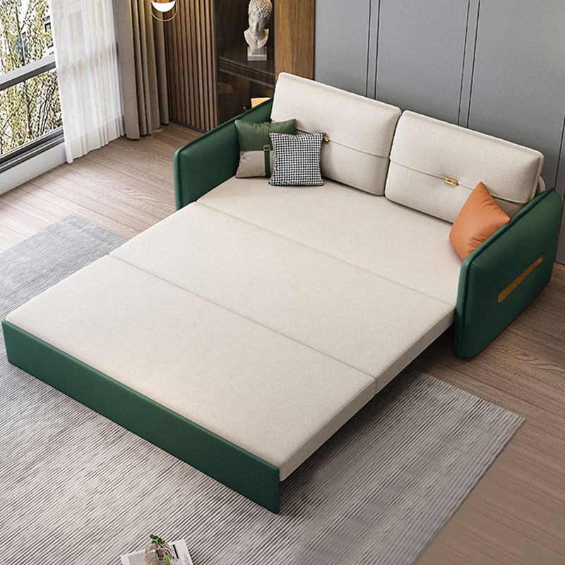 Contemporary Square Arm Faux Leather Stain Resistant Bed Sofa Couch Clearhalo 'furn' 'furn_sofas' 'Furniture' 'Living Room Furniture' 'Sofa' 'sofas' 1200x1200_0821abb6-2ed2-492a-8d46-26f487df23af