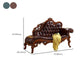 Traditional Brown Birch Accent Chair One Armed Rolled Arms Chaise Clearhalo 'Chairs & Seating' 'Chaise Lounge' 'chaise_lounge' 'furn' 'furn_chaise_lounge' 'Furniture' 'Living Room Furniture' 1200x1200_0822f642-e411-4ac2-b36e-59b31fca62e2