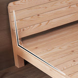 Letto rettangolare scandinavo letto in legno con gambe personalizzate