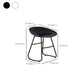 Modern Backrest Armless Counter Stool Iron Cafe Bar Stool with  Acrylic Seat