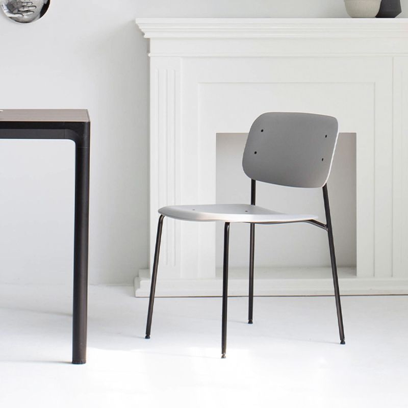 Industrial Style Metal Chair Dining Open Back Armless Chairs for Kitchen Clearhalo 'Dining Chairs' 'Dining Tables & Seating' 'dining_chair' 'furn' 'furn_dining_chair' 'Furniture' 'furniture_dining_chair' 'Kitchen & Dining Furniture' 1200x1200_082871b4-ffcf-4f8d-961d-7e9a0239ac36