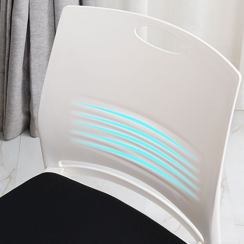 Eigentijdse bureaustoel metalen conferentiestoel zonder arm