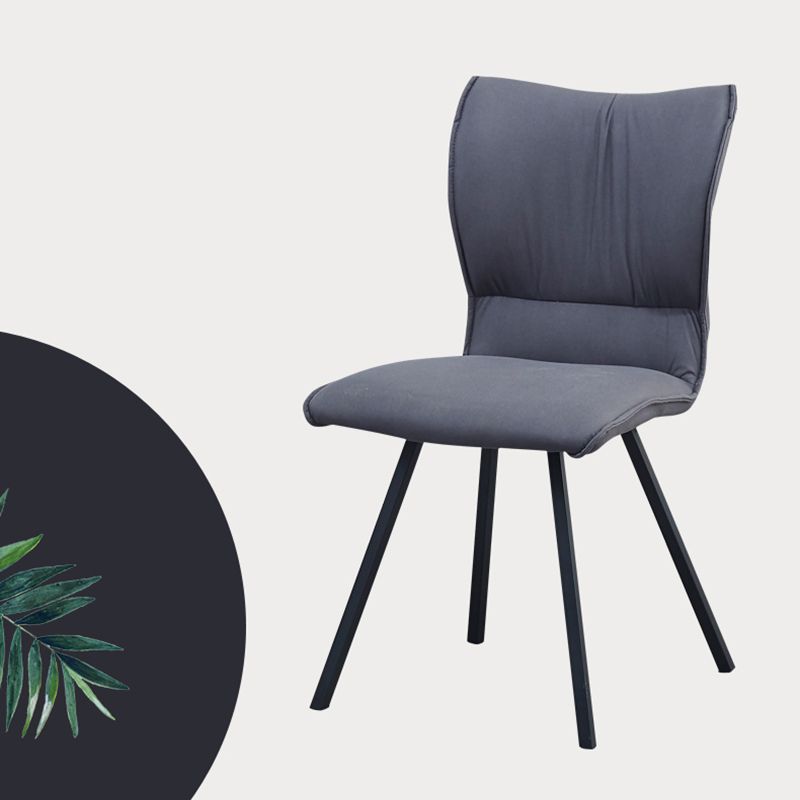 Moderner Kunstleder -Essstuhl Metall Essstuhl für das Restaurant Gebrauch