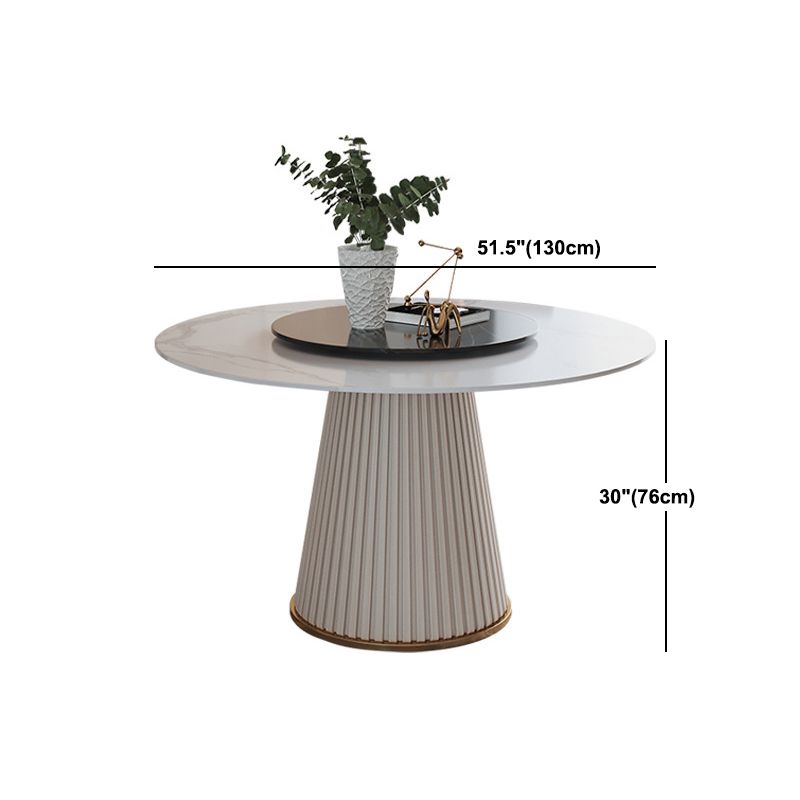 Muebles de comedor de piedra glam 1/2/3/5/7 piezas de comedor giratorio para el hogar