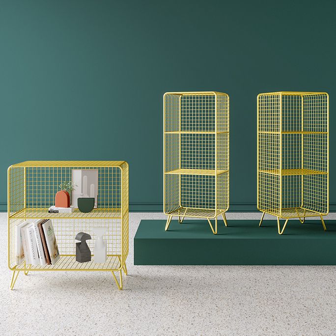 Glam Style Bookshelf Metal Standard Shelf Bookcase for Home Use Clearhalo 'Bookcases' 'furn' 'furn_bookcases' 'Furniture' 'furniture_bookcases' 'Office Furniture' 1200x1200_082d228a-d193-4be6-b93e-79276fa664c8