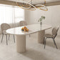 Kitchen Contemporary Dinner Table Double Pedestal Dining Table