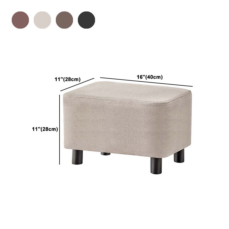 Contemporary Ottoman Solid Color Water Resistant Leather Rectangle Footstool Ottoman Clearhalo 'furn' 'furn_ottomans_poufs' 'Furniture' 'Living Room Furniture' 'Ottomans & Poufs' 'ottomans_poufs' 1200x1200_082eb597-6d07-474b-ab25-7f017b7521b8