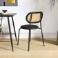 Contemporary Metal Dining Room Chairs Upholstered Armless Chair for Home Use Clearhalo ' kitchen&dining_furn' 'Dining Chairs' 'Dining Tables & Seating' 'dining_chair' 'furn' 'furn_dining_chair' 'Furniture' 'furniture_dining_chair' 'Kitchen & Dining Furniture' 'kitchen' 1200x1200_08302576-4779-45df-bc85-ae52e2ab08b0