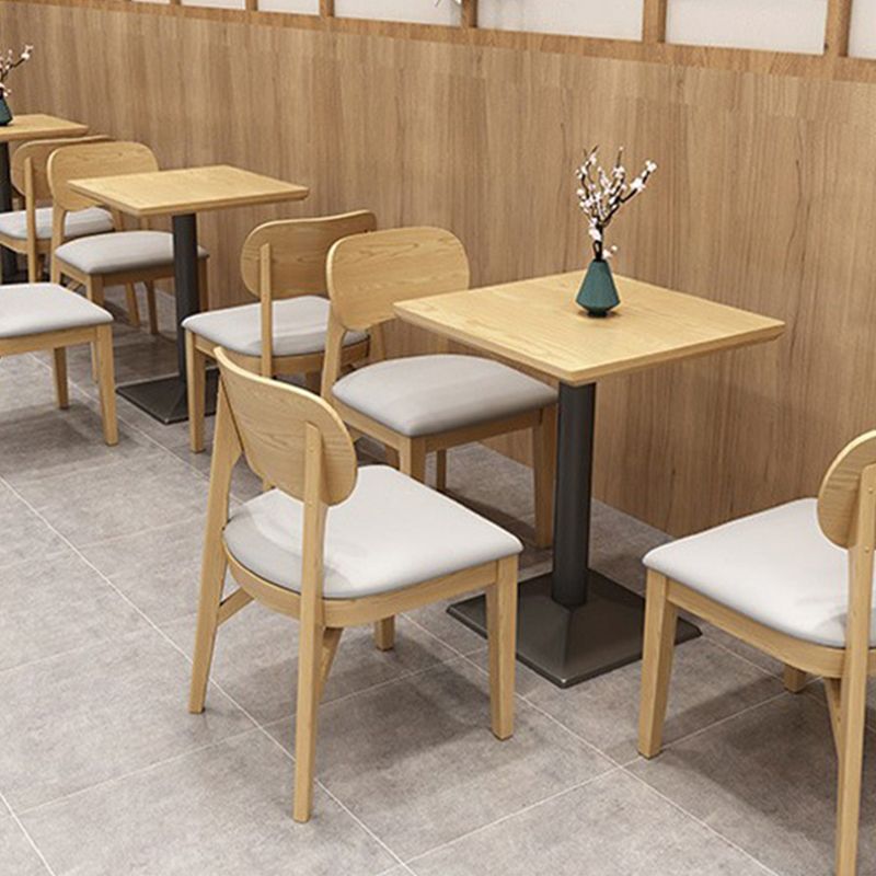 Wood Kitchen Dining Side Chair Upholstered Armless Dining Chairs Clearhalo 'Dining Chairs' 'Dining Tables & Seating' 'dining_chair' 'furn' 'furn_dining_chair' 'Furniture' 'Kitchen & Dining Furniture' 1200x1200_08320778-24a7-45b3-bf4d-ee5a2ccbcc9d