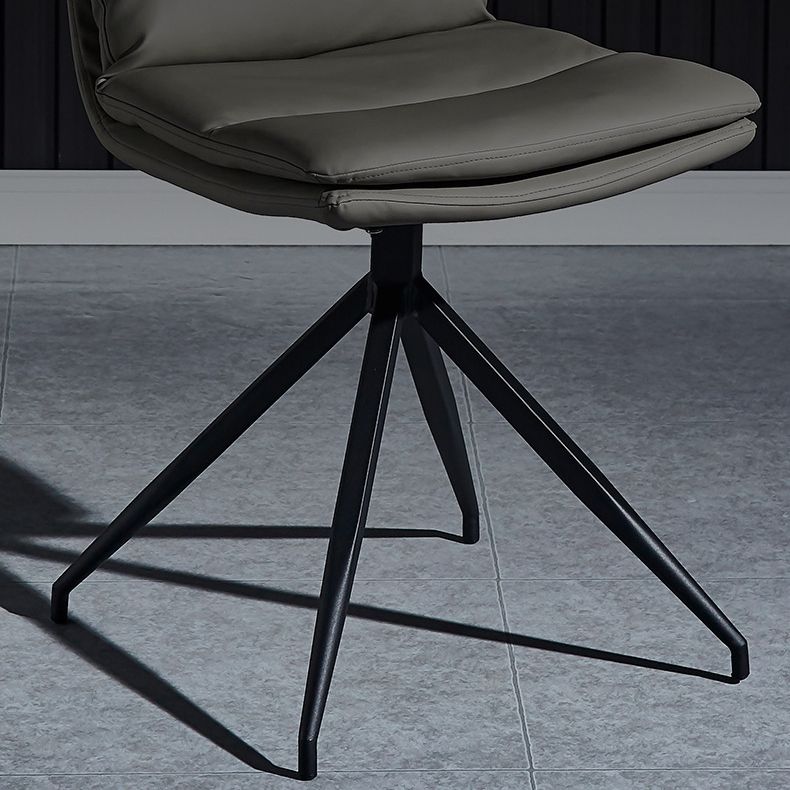 Contemporary Armless Dining Chairs Matte Finish Parsons Side Chair for Brasserie Clearhalo ' kitchen&dining_furn' 'Dining Chairs' 'Dining Tables & Seating' 'dining_chair' 'furn' 'furn_dining_chair' 'Furniture' 'furniture_dining_chair' 'Kitchen & Dining Furniture' 'kitchen' 1200x1200_08328ee3-965e-4d9a-a57d-c43fa24e72d9