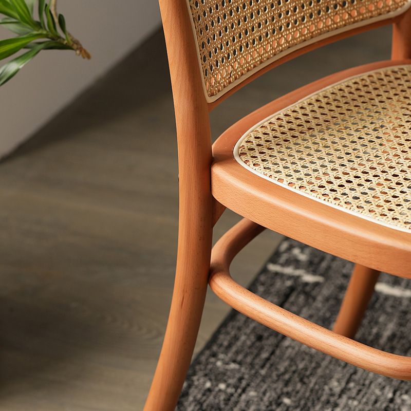 Silla lateral de estilo tradicional silla de comedor de madera sólida para hom