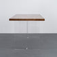 Holz Top Esstisch Set mit Acrylbasi