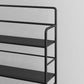 Etagere Iron Bookshelf Open Back Modern Bookcase With Rectangular Shelves