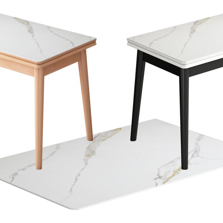 Moderne gehard stenen top eetkamer set 4 poten basis voor keuken