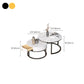 Slate Frame Coffee Table Round Nesting Coffee Table Set for Living Room Clearhalo 'Coffee & Accent Tables' 'Coffee Tables' 'coffee_tables' 'furn' 'furn_coffee_tables' 'Furniture' 'Living Room Furniture' 1200x1200_083a8ae2-35a7-4d82-ba83-42ac69813a5e