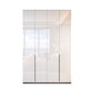 Contemporary Wooden Wardrobe White Colour Wardrobe Closet with Garment Rod