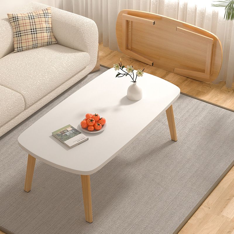 16"H Contemporary Coffee Table Folding Wooden Coffee Cocktail Table Clearhalo 'Coffee & Accent Tables' 'Coffee Tables' 'coffee_tables' 'furn' 'furn_coffee_tables' 'Furniture' 'Living Room Furniture' 1200x1200_083b8925-701d-40da-a685-8f874a583f0b