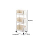 Urban Closed Back Shelf Bookcase Plastic/Acrylic Bookshelf with Caster Clearhalo 'Bookcases' 'furn' 'furn_bookcases' 'Furniture' 'Office Furniture' 1200x1200_083d05b3-fec9-4a5e-a247-4ec729003e81