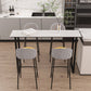 Modern Rectangle Sintered Stone Table Dining Bar Counter Table for Kitchen Clearhalo 'Bar Furniture' 'Bar Tables' 'bar_tables' 'furn' 'furn_bar_tables' 'Furniture' 'furniture_bar_tables' 'Kitchen & Dining Furniture' 1200x1200_083fab15-e261-4059-a9dc-75ad0502f2ce