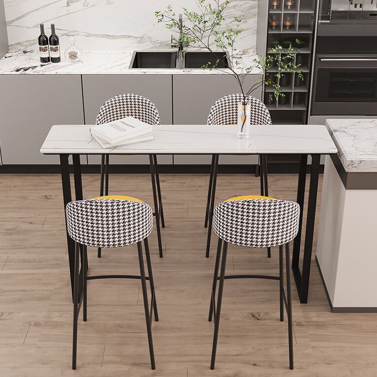 Modern Rectangle Sintered Stone Table Dining Bar Counter Table for Kitchen Clearhalo 'Bar Furniture' 'Bar Tables' 'bar_tables' 'furn' 'furn_bar_tables' 'Furniture' 'furniture_bar_tables' 'Kitchen & Dining Furniture' 1200x1200_083fab15-e261-4059-a9dc-75ad0502f2ce