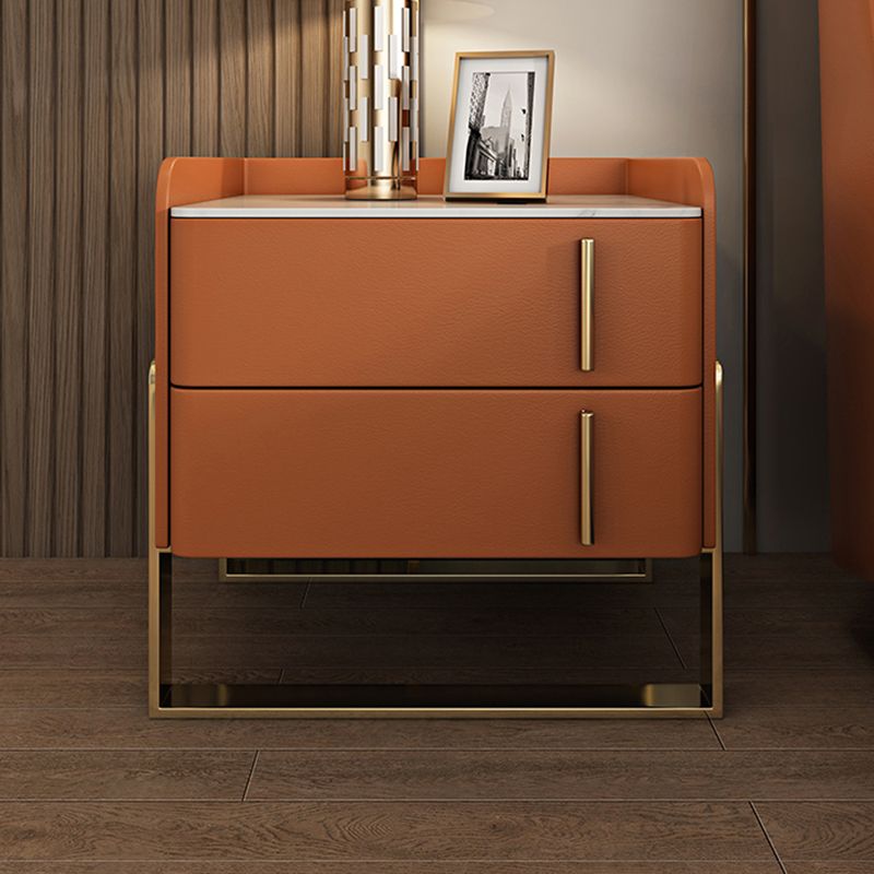 Glam -dennenladen omvatten accenttafel nachtkastje 20 "lang met benen