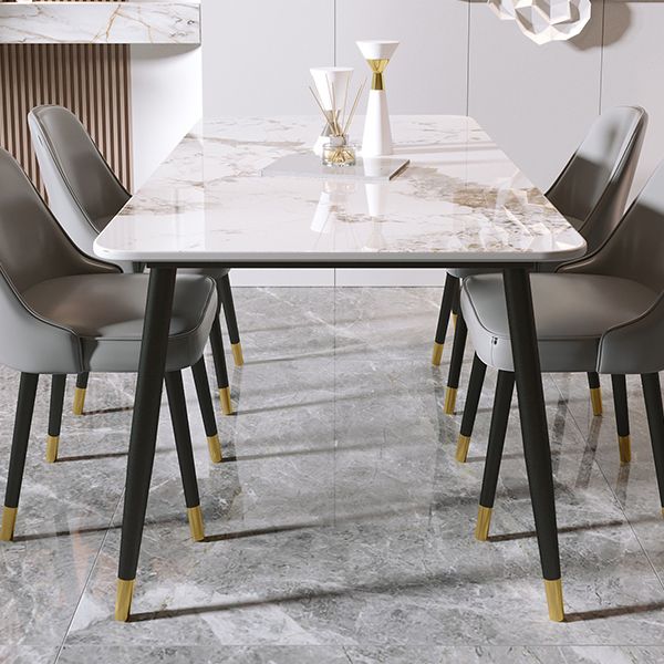 1/5/7 Pcs Metal Modern Dining Room Set with Rectangle Table Dining Set Clearhalo 'Dining Room Sets' 'Dining Tables & Seating' 'dining_room_set' 'furn' 'furn_dining_room_set' 'Furniture' 'furniture_dining_room_set' 'Kitchen & Dining Furniture' 'kitchen&dining_furn' 'kitchen' 1200x1200_0844880b-8b39-4d37-ac77-cadbbb997e1e