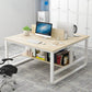 Industrial Writing Desk Rectangular Wooden Computer Desk with Storage