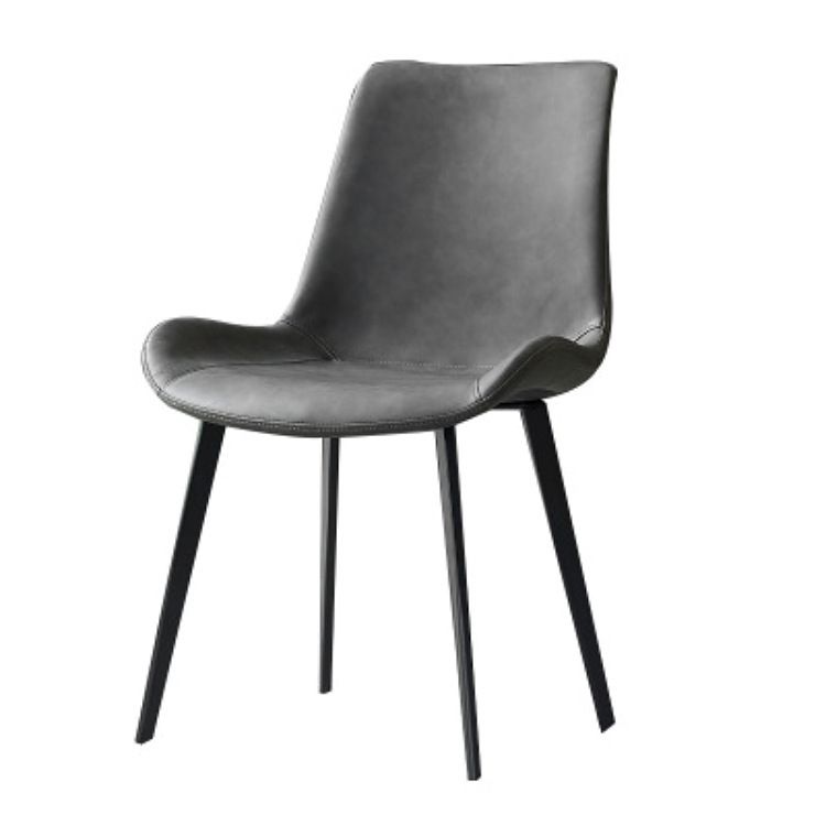 Modern Style PU Leather Dining Chair 18'' Wide Parsons Chair for Home Use Clearhalo ' kitchen&dining_furn' 'Dining Chairs' 'Dining Tables & Seating' 'dining_chair' 'furn' 'furn_dining_chair' 'Furniture' 'furniture_dining_chair' 'Kitchen & Dining Furniture' 'kitchen' 1200x1200_0844ab4a-1ee5-42e0-b68c-db0cf9c85544