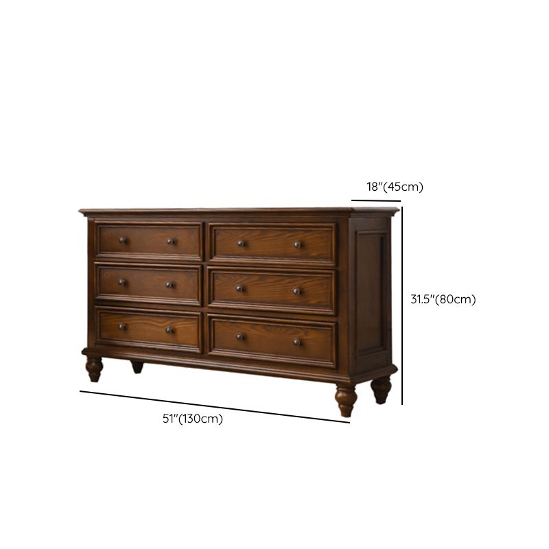 Solid Wood Storage Chest Dresser Brown Storage Chest with Drawers Clearhalo 'Bedroom Furniture' 'Dressers & Chests' 'dressers_chests' 'furn' 'furn_dressers_chests' 'Furniture' 1200x1200_0847f816-4c70-412b-ada0-49acfd62065c