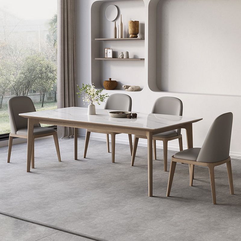 Modern Sintered Stone Dining Set 1/4/5/7 Pieces Dining Table Set for Home Use