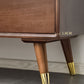 Solid Wood Accent Chest Mid Century Drawers Included Cabinet
