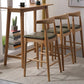 Faux Leather Dining Stools Industrial Style Bar Stool with Solid Wood Base Clearhalo 'Bar Furniture' 'Bar Stools' 'bar_stools' 'furn' 'furn_bar_stools' 'Furniture' 'Kitchen & Dining Furniture' 1200x1200_084cf1fe-b200-4e13-bfef-078c694a7a5b