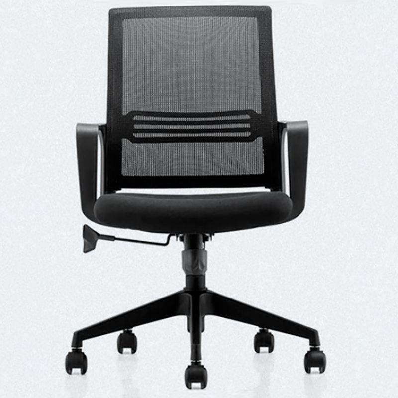 Modern Desk Chair Mesh Ergonomic Computer Chair Mid-Back Chair with Wheels Clearhalo 'furn' 'furn_office_chair' 'Furniture' 'Office Chairs' 'Office Furniture' 'office_chair' 1200x1200_084edec2-8fd6-42bc-86de-519c580ee595