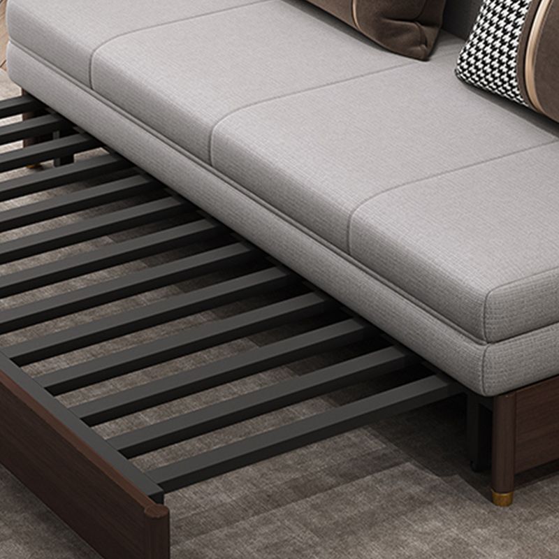 31 "divano futon largo glam in pelle grigio divano per dormiente futon