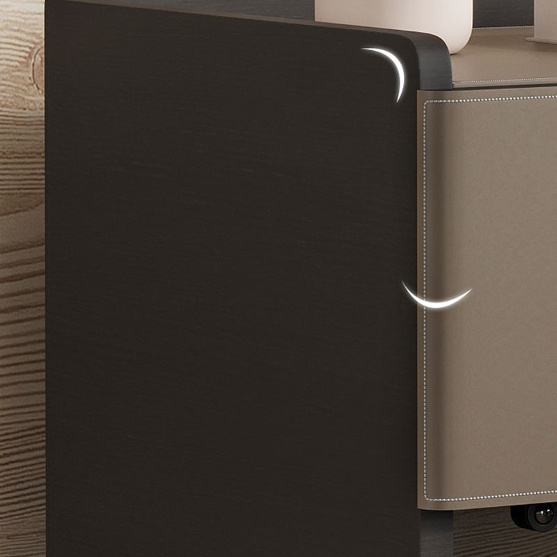 20 "lang 1 - lade nachtkastje modern faux lederen nachtkastje