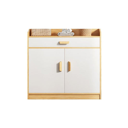 Server in legno Credenza in stile contemporaneo con armadi e cassetti