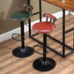 Industrial Leather Counter Height Stools Adjustable Height Bar Stool