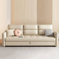 33"H Scandinavian Sofa Bed White Cushion Back Sleeper Sofa with Storage Clearhalo 'furn' 'furn_futons' 'Furniture' 'Futons & Daybeds' 'Futons' 'Living Room Furniture' 1200x1200_0852e76b-8e4e-4611-b31f-758ee9134889