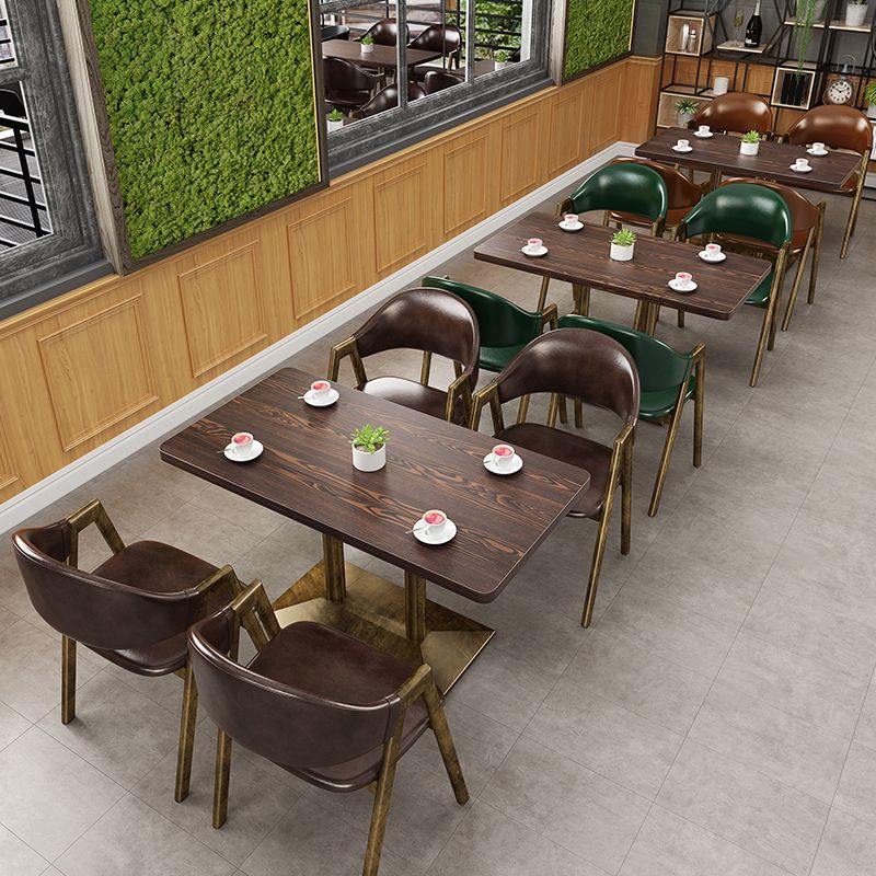 Sedie da pranzo in fux in pelle glam sedia da pranzo aperta